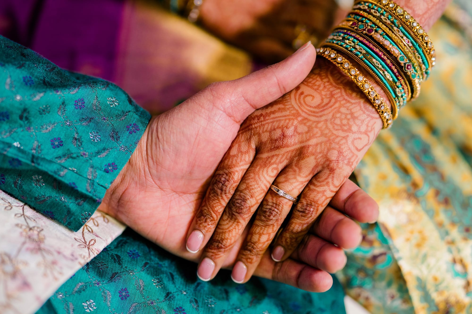 Henna, bangles and the ring