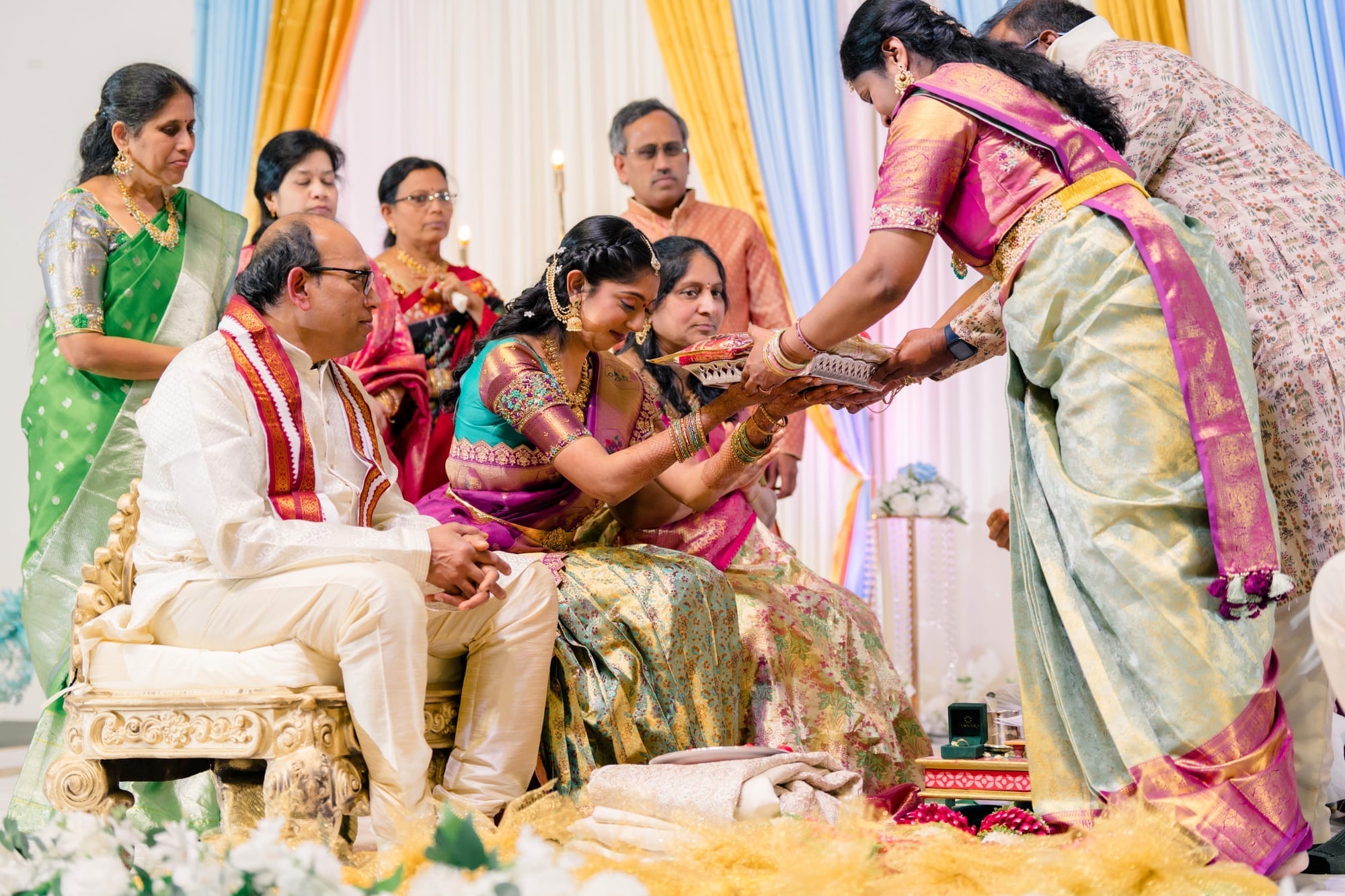 The bride at the engagement